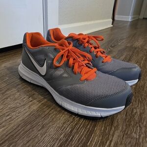 Nike Downshifter 6 Running Shoes Gray/Orange Men’s 9.5